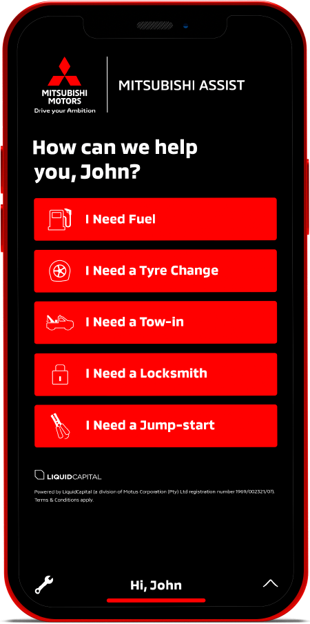 Mitsubishi Assist app preview